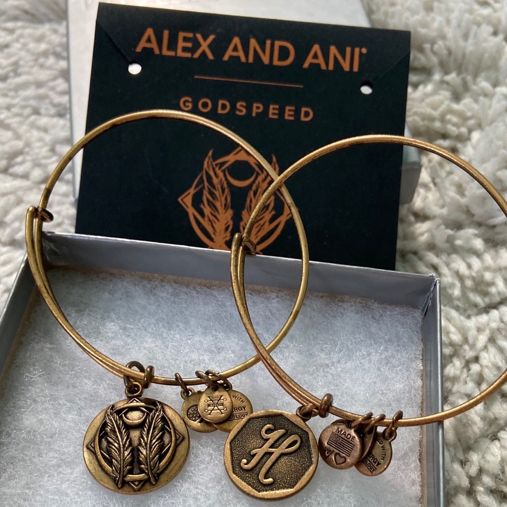 2 Alex and Ani Bracelets
